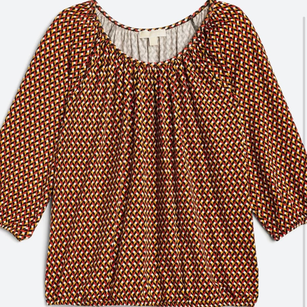 Michael Kors Peasant Knit Top Size 2x BNWT